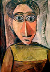 Пабло Пикассо. Женский портрет. 1907. Х., м.