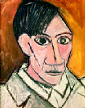 Пабло Пикассо. Автопортрет. 1907. Х., м.